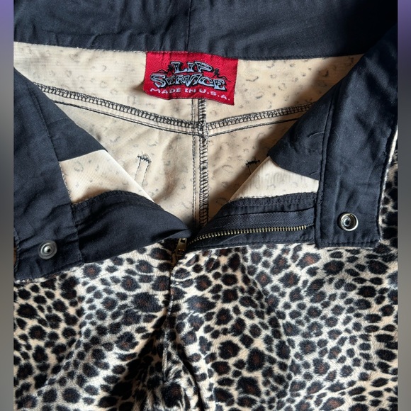 Vintage Velvet Leopard Pants - Picture 4 of 11
